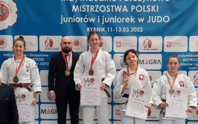 Amelia Konfisz z 3D-3 Mistrzem Polski Juniorów w judo