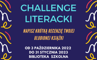 Europejski Challenge Literacki od 3 października 2022!